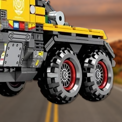 Jouet Voiture - ArmoredVehicleToys™ - Gris/Jaune