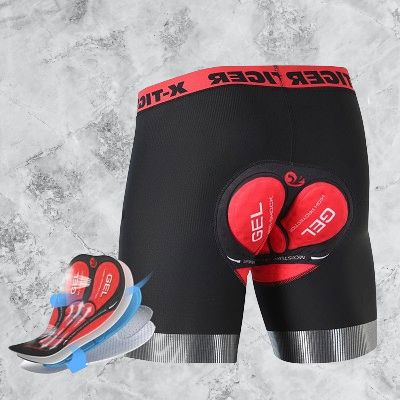 cuissard vélo homme - CyclingShorts™ - Rouge
