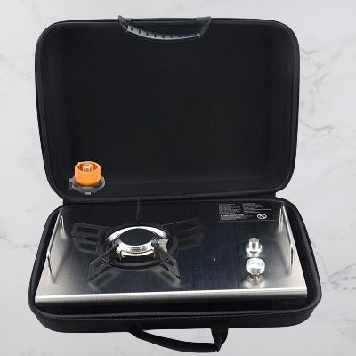 Réchaud à gaz camping - CampGasStove™ - Gris