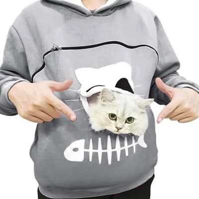 Sweatshirt Femme - SweatshirtKangaroo™ - Gris clair