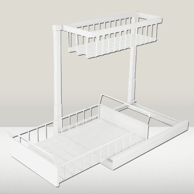 Rangement salle de bain - RackCabinetOrganizer™ - Blanc