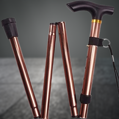 Canne De Marche - TelescopicFoldCrutches™ - Bronze