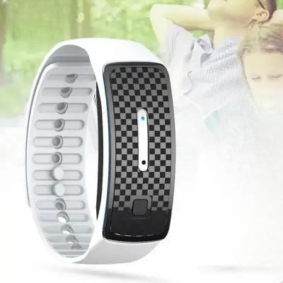 Bracelet Anti Moustique - MosquitoWatchBracelet™ - Blanc