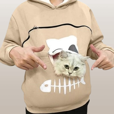 Sweatshirt Femme - SweatshirtKangaroo™ - Kaki