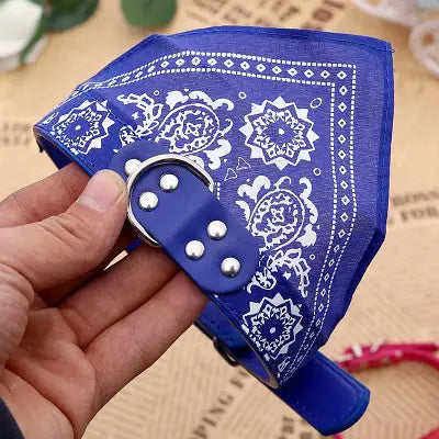 Collier Pour Chien - NewCatDogScarf™ - Bleu