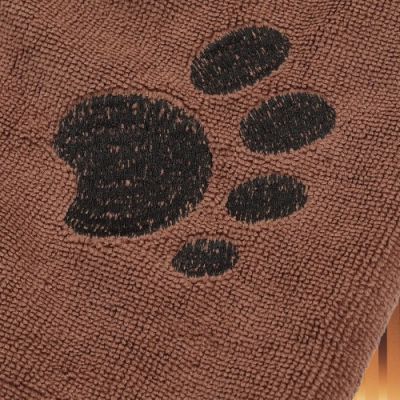 Peignoir pour Chien - DogBathTowel™ - Marron