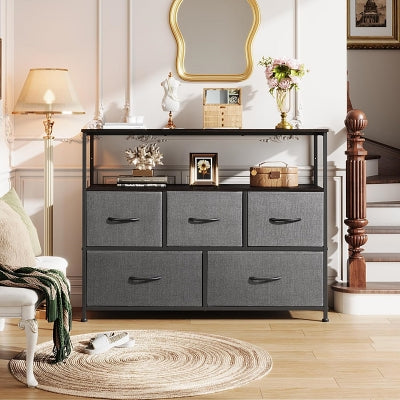 Meuble Salon - NewFabricStorage™ - Gris