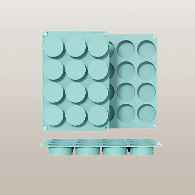 Moule A Gateau - NewRoundCookieMolds™ - Bleu Morandi