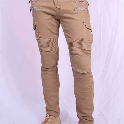 Jeans moto - MotorcycleJeansCollection™ - Kaki