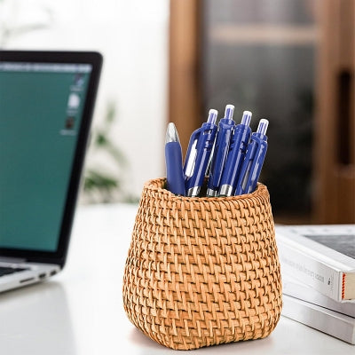 Panier En Rotin - HandmadeRattanStorageBox™ - Fond carré