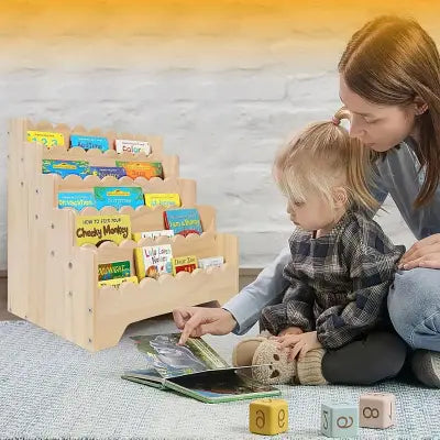 Rangement Livres - Children'sRoomWoodenBookshelf™