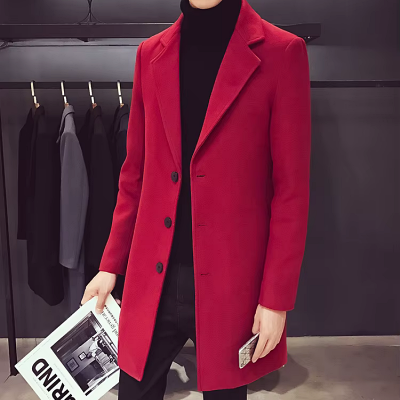 Manteau Long Homme - NewLongCottonCoat™ - Rouge
