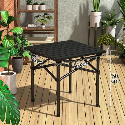 Table camping pliante	- CampingFoldingTable™ - Noir