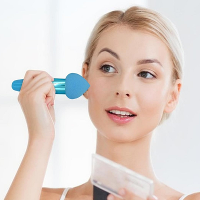 Pinceau Maquillage - PowderCosmeticBrushes™ - Bleu