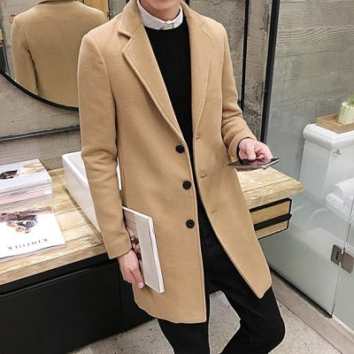 Manteau Long Homme - NewLongCottonCoat™ - Kaki