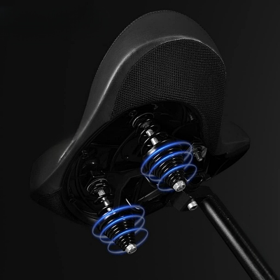 Selle Pour vélo - BicycleErgonomicSaddle™ - Noir respirant