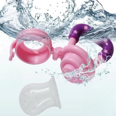 Sucette bebe - BabySiliconeFeeder™ - Mauve