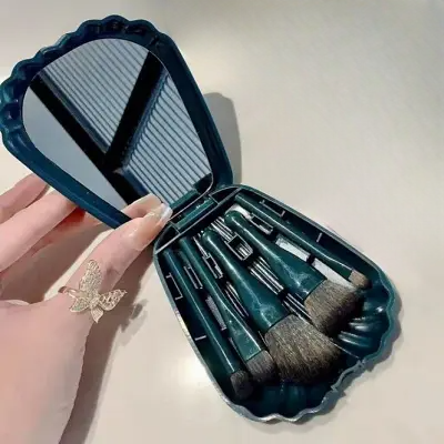 Kit Pinceaux Maquillage - MiniMakeupBrushSet™ - Vert