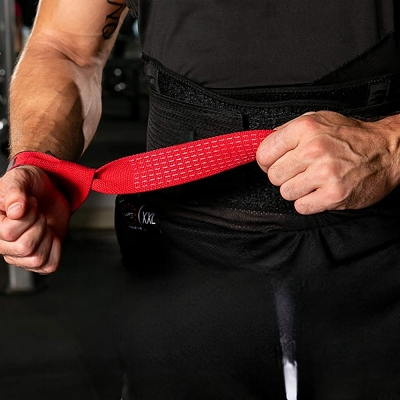 Sangle De Levage - GymWristLiftingStraps™ - Rouge