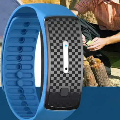Bracelet Anti Moustique - MosquitoWatchBracelet™ - Bleu