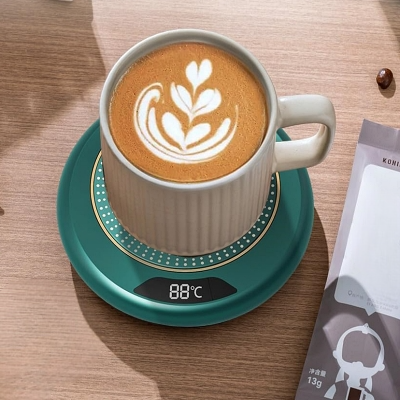 Chauffe Tasse USB - ThermostaticHeatingCoaster™ - Vert