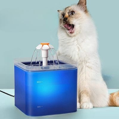 Fontaine à Eau pour Chat - SilentPetFountain™ - Bleu