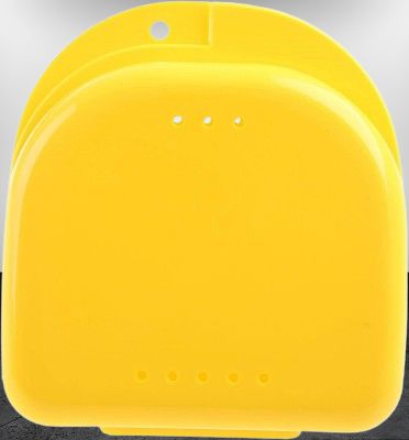 Boite gouttière dentaire - DentalCare™ - Jaune