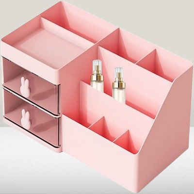 Rangement Maquillage - CosmeticStorageBox™ - Rose