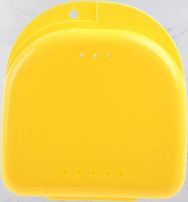 Boite gouttière dentaire - DentalCare™ - Jaune