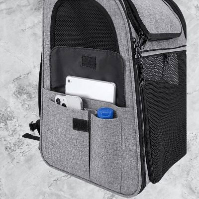 Sac transport chien - DogShoulderedBag™ - Gris