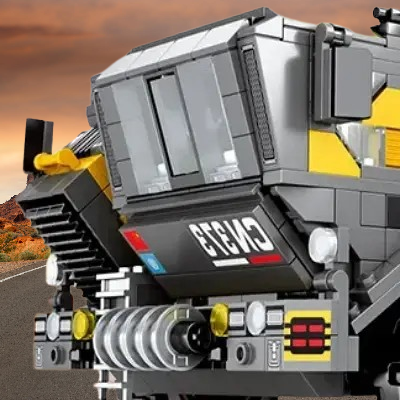 Jouet Voiture - ArmoredVehicleToys™ - Gris/Jaune