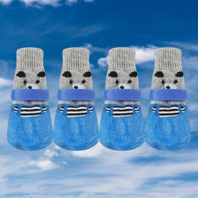 chausson pour chien - DogWarmSock™ - Bleu