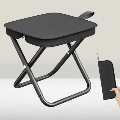 Chaise camping pliante - CampingFoldingChair™ - Noir