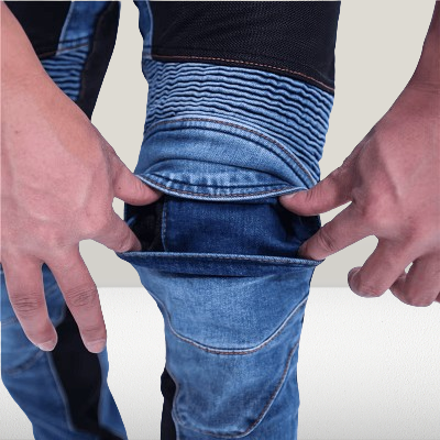 Jeans moto - MotorcycleJeansCollection™ - Bleu