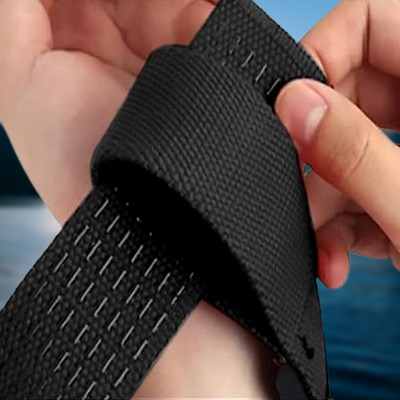 Sangle De Levage - GymWristLiftingStraps™ - Noir