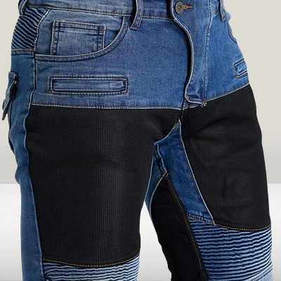Pantalon de moto - MotorcycleMenPants™ - Bleu