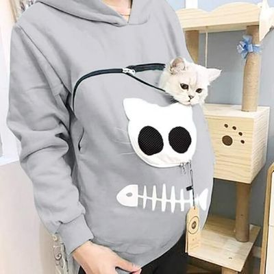 Sweatshirt Femme - SweatshirtKangaroo™ - Gris clair