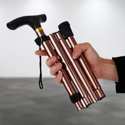 Canne De Marche - TelescopicFoldCrutches™ - Bronze