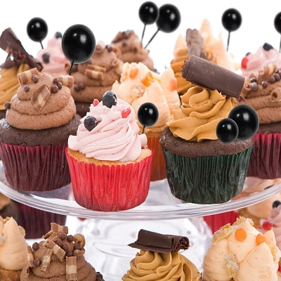 Décoration gâteau - BallCakeTopper™ - Noir