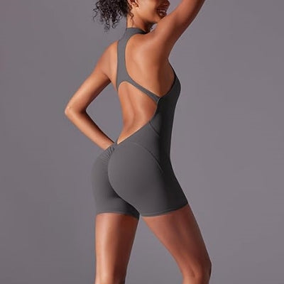 Tenue de Sport Femme - SexyGymOutfit™ - Gris foncé