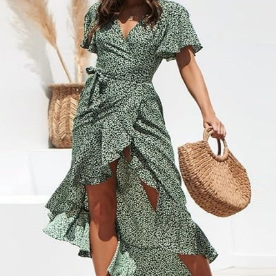 Robe Longue Femme - SummerMaxiDressWomen™ - Vert