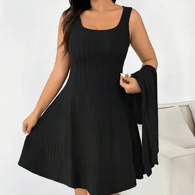 Robe Femme - Women'sCasualKnittedDressSet™