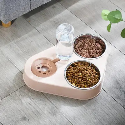 Mangeoire Pour Chat - CatSelf-serviceFeeder™ - Rose