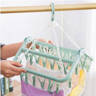 Support Séchage Linge - HangingDryingRack™ - Vert