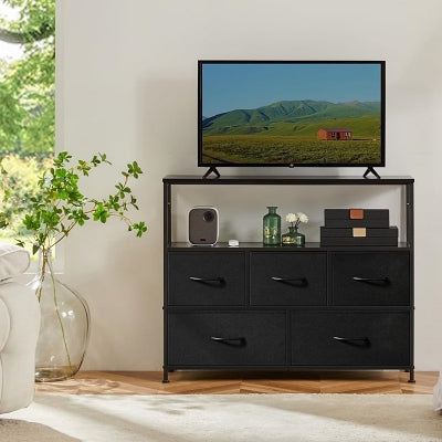 Meuble Salon - NewFabricStorage™ - Noir