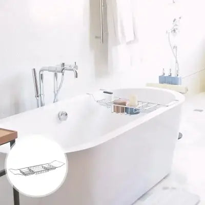 Plateau Baignoire - BathtubTrayExpandable™ - Argent