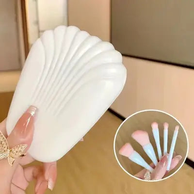 Kit Pinceaux Maquillage - MiniMakeupBrushSet™ - Blanc
