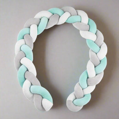 Tresse de Lit - WrapNest™ - Blanc Gris Vert