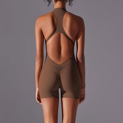 Tenue de Sport Femme - SexyGymOutfit™ - Châtaigne