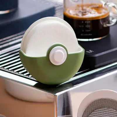 Porte Filtre Café - CoffeeFilterPaperRack™ - Vert